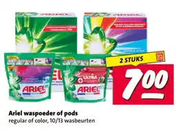 Nettorama Ariel waspoeder of pods aanbieding