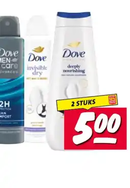 Nettorama Dove Men Care, Dove Invisible Dry, Dove Deeply Nourishing aanbieding