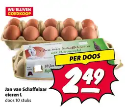 Nettorama Jan van Schaffelaar eieren L aanbieding
