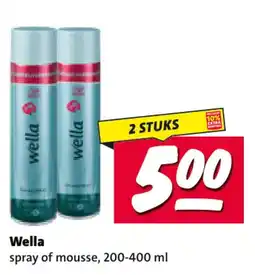 Nettorama Wella spray of mousse aanbieding