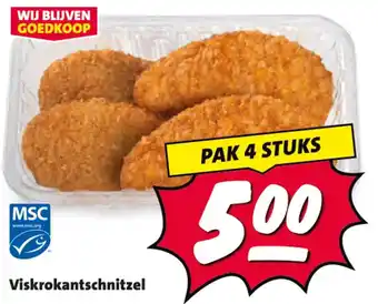 Nettorama Viskrokantschnitzel aanbieding