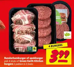 Nettorama Runderhamburger of spekburger aanbieding