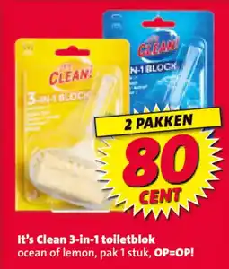 Nettorama It's Clean 3-in-1 toiletblok aanbieding