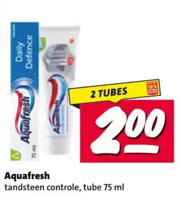 Nettorama Aquafresh tandsteent controle aanbieding