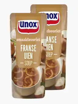 Flink Unox Franse uiensoep 570ml 2x aanbieding