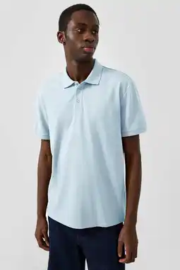 Wehkamp QS regular fit polo - lichtblauw aanbieding