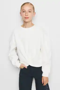 Wehkamp Mango Kids sweater - wit aanbieding