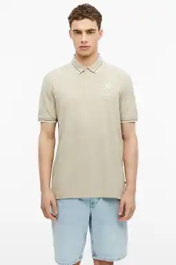 Wehkamp s.Oliver regular fit polo - beige aanbieding