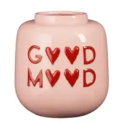 Wehkamp Mica Decorations vaas Good Mood (26x27 cm) aanbieding