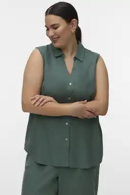 Wehkamp VERO MODA CURVE top groen aanbieding