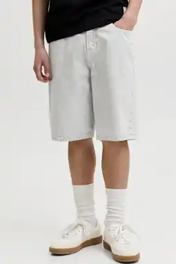 Wehkamp JACK & JONES JUNIOR jorts highwaist ecru aanbieding