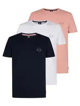 Wehkamp Petrol Industries regular T-shirt multi - (set van 3) aanbieding