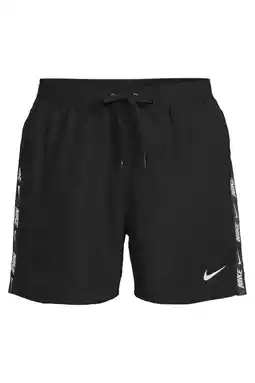 Wehkamp Nike zwemshort Breaker Logo tape 5 Volley zwart aanbieding