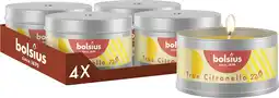 Wehkamp Bolsius geurkaars in blik - Citronella (set van 4) aanbieding
