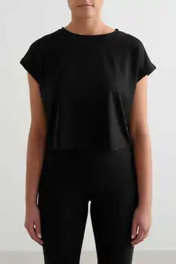 Wehkamp Aim'n sport T-shirt Soft Basic zwart aanbieding