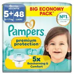 Trekpleister Pampers Premium Protection Maat 5+ Luiers aanbieding