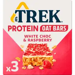 Jumbo Trek White Chocolate Raspberry 3x50g aanbieding