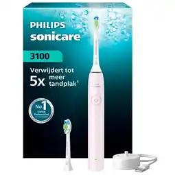 Trekpleister Philips Sonicare 3100 Series HX4032/03 Elektrische Tandenborstel aanbieding