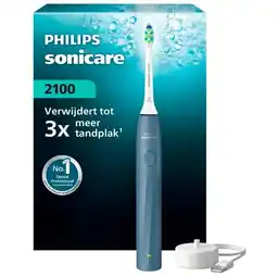 Trekpleister Philips Sonicare 2100 Series HX4021/04 Elektrische Tandenborstel aanbieding