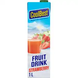 Jumbo CoolBest FruitDrink Strawberry 1 L aanbieding
