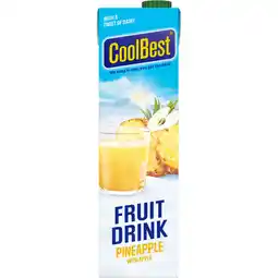 Jumbo CoolBest FruitDrink Pineapple 1 L aanbieding