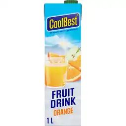 Jumbo CoolBest FruitDrink Orange 1L aanbieding