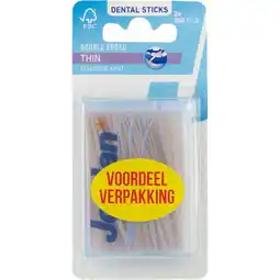 Jumbo Jordan Tandenstokers Voordeelverpakking 2 x 100 Stuks aanbieding