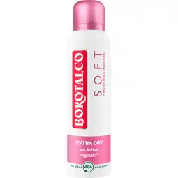 Jumbo Borotalco Soft deo spray 150ml aanbieding