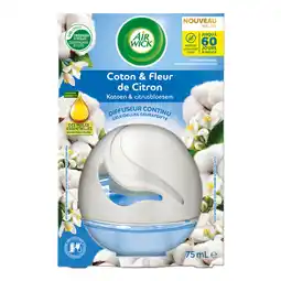 Jumbo Airwick Diffuseur continu fraicheur de coton & fleur de citronnier aanbieding