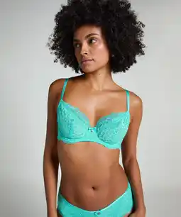 Hunkemoller Hunkemöller Niet-voorgevormde beugel bh Marine Groen aanbieding