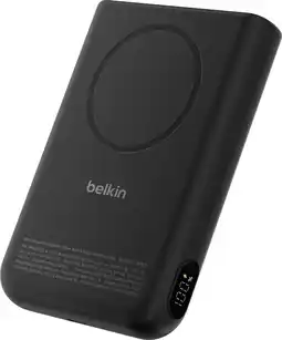 Coolblue Belkin UltraCharge Pro Draadloze Powerbank met MagSafe 10.000 mAh met Snelladen Zwart aanbieding