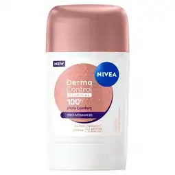 Trekpleister NIVEA Derma Control Clinical Ultra Comfort Deodorant Stick aanbieding