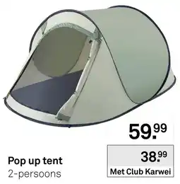 Karwei Met Club Karwei Pop up tent 2-persoons aanbieding