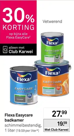 Karwei Flexa easycare badkamer aanbieding