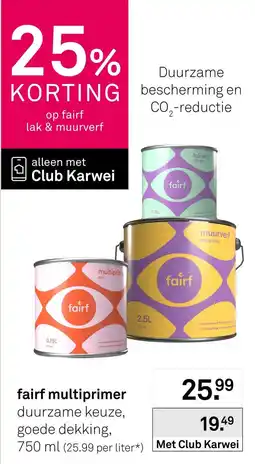Karwei Fairf multiprimer aanbieding