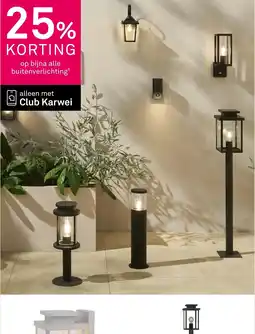 Karwei Club Karwei buitenverlichting aanbieding