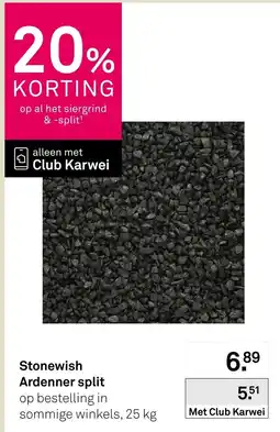 Karwei Stonewish Ardenner split aanbieding