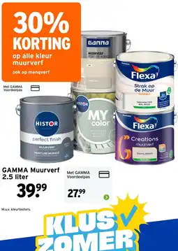 GAMMA Gamma muurverf aanbieding