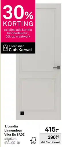 Karwei Lundia Binnendeur Vika En BA02 aanbieding