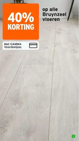 GAMMA Bruynzeel vloeren aanbieding