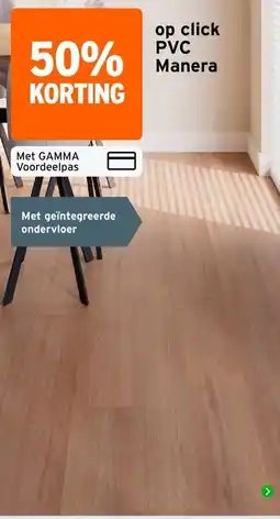 GAMMA Op click pvc manera aanbieding