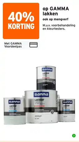 GAMMA gamma lakken aanbieding