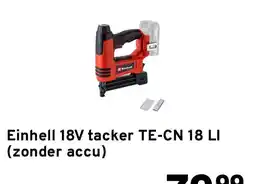 GAMMA Einhell 18V tacker TE-CN 18 LI aanbieding