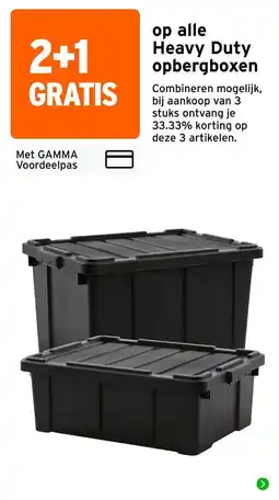 GAMMA gamma heavy duty opbergboxen aanbieding