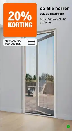 GAMMA Gamma horren aanbieding