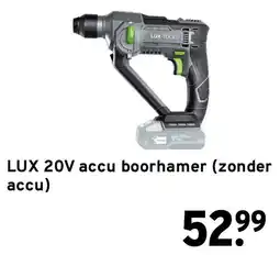 GAMMA lux 20v accu boorhamer aanbieding