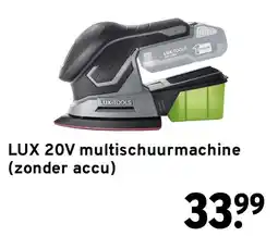 GAMMA lux-tools lux 20v multischuurmachine aanbieding
