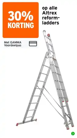 GAMMA Altrex reform-ladders aanbieding