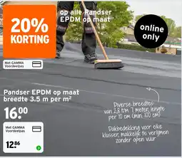 GAMMA Pandser EPDM op maat aanbieding
