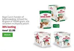 Intratuin Royal Canin honden of kattenvoeding aanbieding